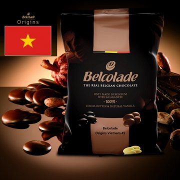 CIOCCOLATO CT VIETNAM 45 LATTE DROPS KG 1X8